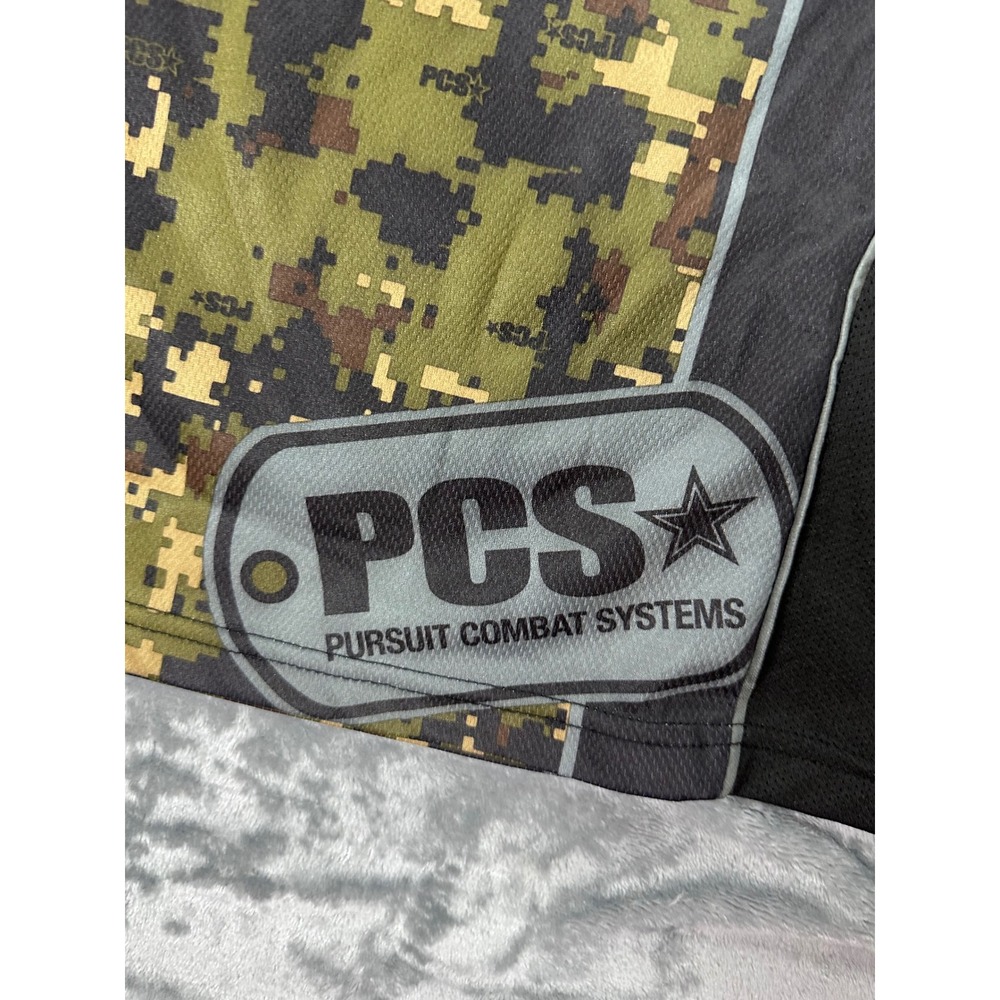 PCS Pursuit Combat Systems Paintball Jersey Digital Camo Padded XXL Mens Black - Picture 6 of 14